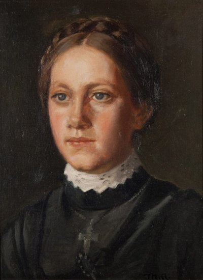 Ritratto di Karoline Marie Larsen Lth da Michael Peter Ancher